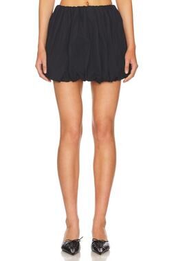 Belle The Label Voluminous Black Balloon Skirt Size L